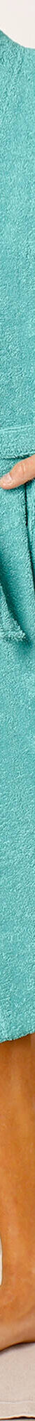 Peignoir mixte adulte col kimono éponge bouclette  (vert d'eau) Peignoir mixte adulte col kimono éponge bouclette  (vert d'eau)